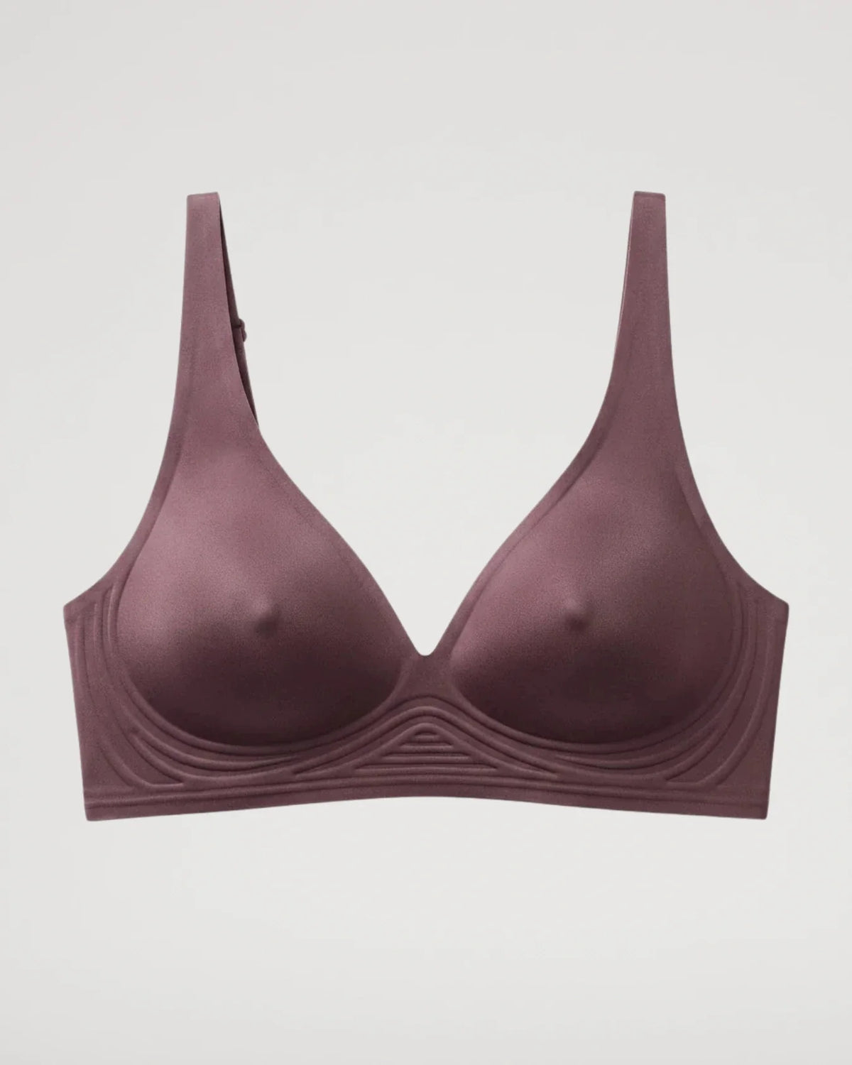 Wireless Push-Up Jelly Bra with Contoured Nipple Details
