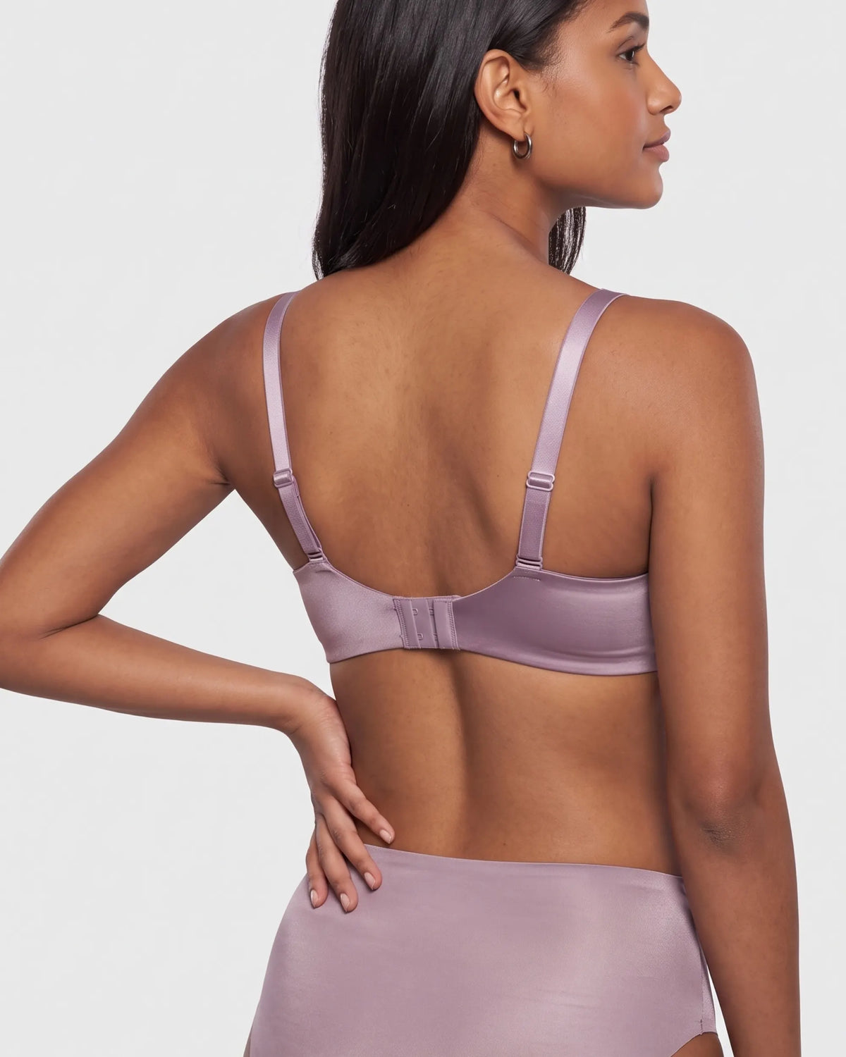 Cloud Satin Unlined Underwire Balconette Bra