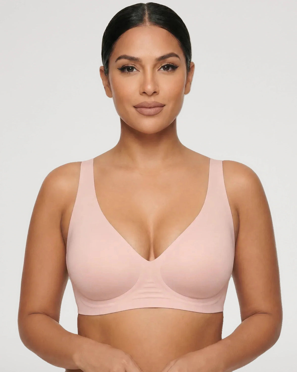 Seamless Wireless Plunge Push-Up Jelly Bra [BOGO]