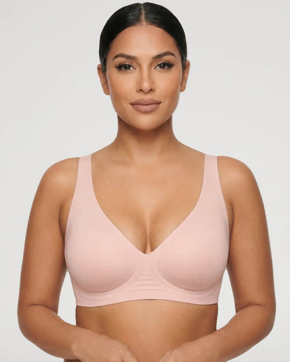 Seamless Wireless Plunge Push-Up Jelly Bra [BOGO]
