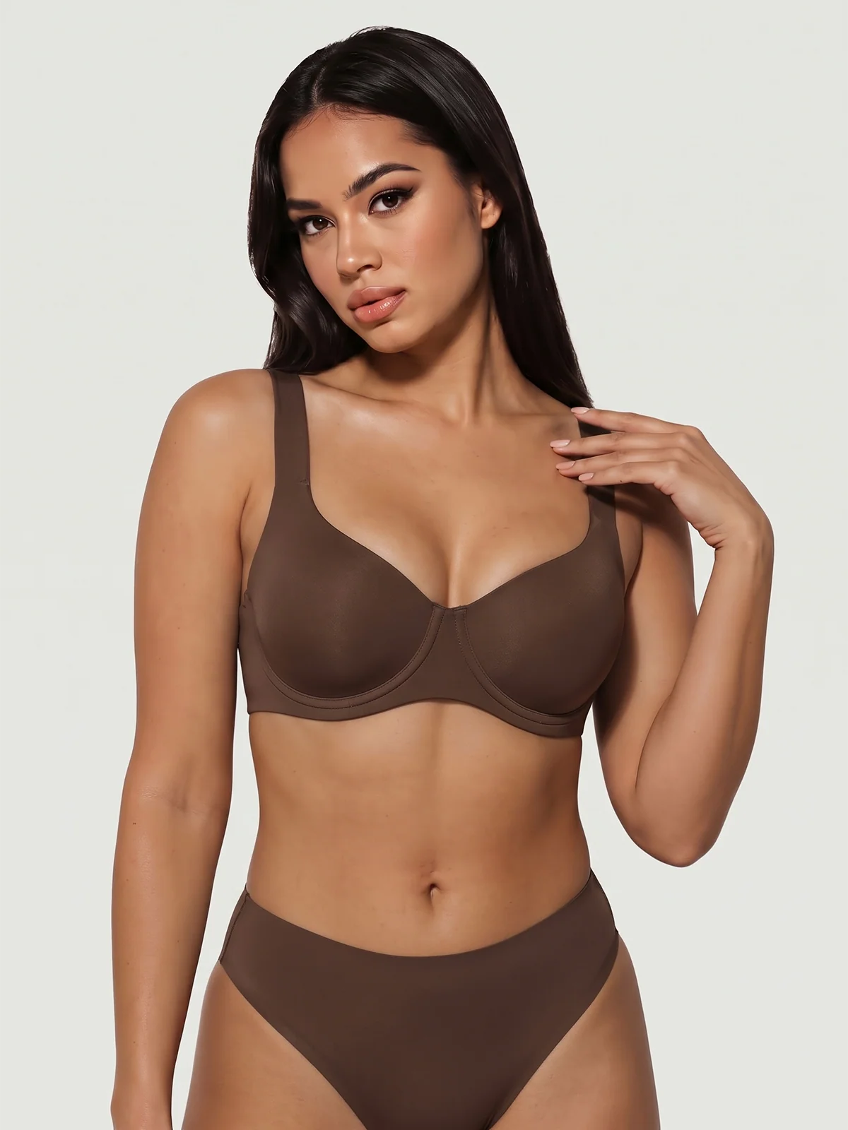 Seamless Unlined Balconette Underwired Bra [BOGO]