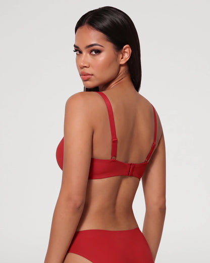 Seamless Unlined Balconette Underwired Bra