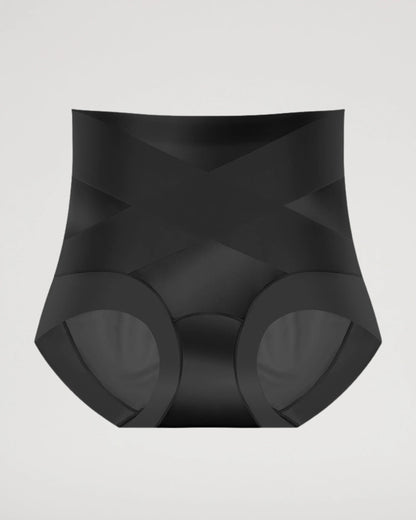 High-Waist Cross Compression Shaping Panties