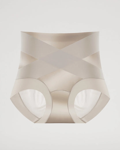 High-Waist Cross Compression Shaping Panties