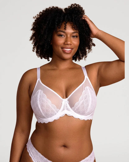 Lace Unlined Underwired Minimizer Bra [BOGO]