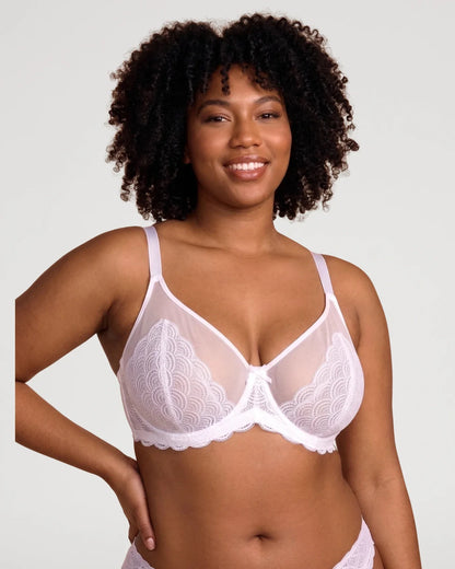 Lace Unlined Underwired Minimizer Bra [BOGO]