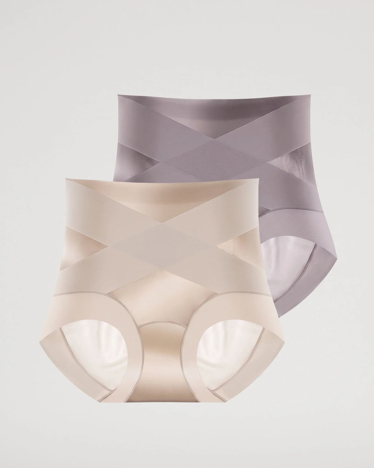 High-Waist Cross Compression Shaping Panties