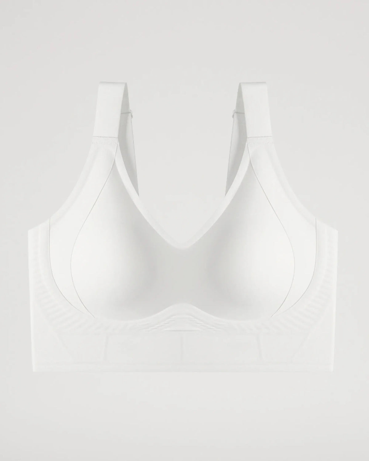 Plus Size Full-Coverage Wireless Padded Jelly T-Shirt Bra