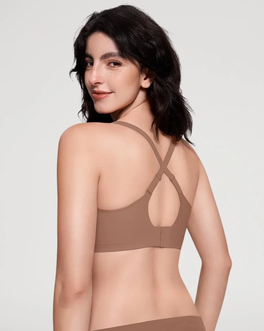 Plunge Mesh Wireless Jelly Seamless Push-Up Bra [BOGO]