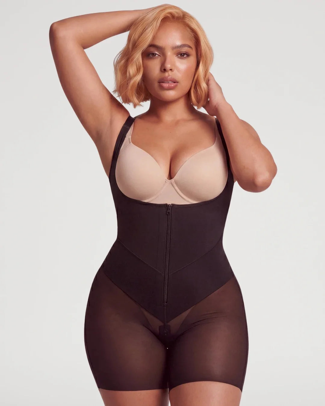 U-Shaped Full-Body Sculpting Faja Bodysuit
