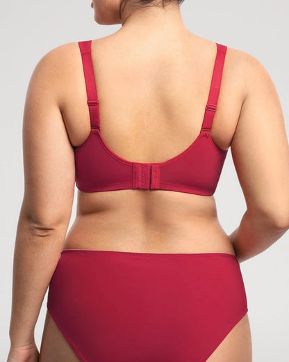 Full-Coverage Unlined Minimizer Underwire Bra
