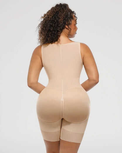 U-Shaped Full-Body Sculpting Faja Bodysuit