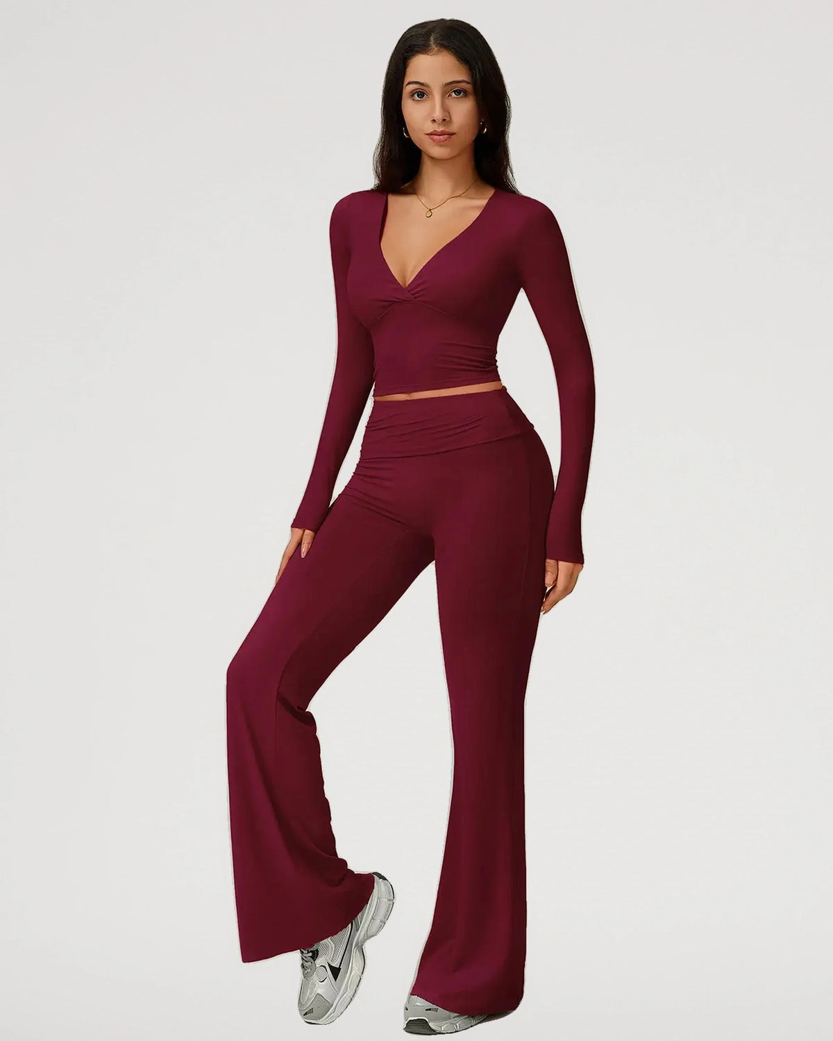 2-Piece High Stretch Sporty Activewear Set