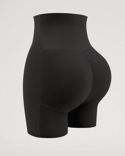 High-Waist Padded Butt Lifter Shapewear Shorts
