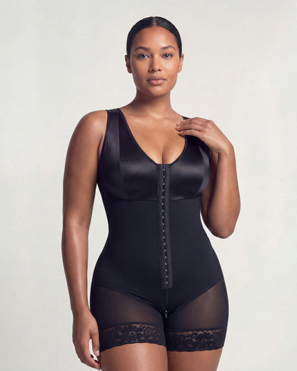 Extra Firm Post Surgery Full Body Shaper Zipper Crotch Fajas [BOGO]