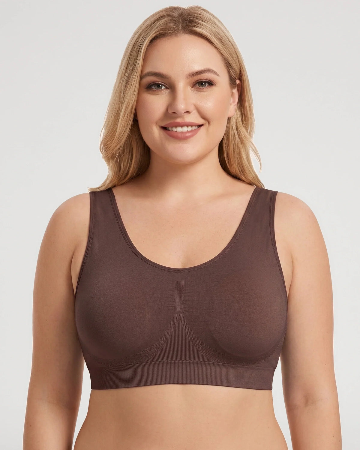 Comfort Wireless Full Coverage Push Up U Back Bra [BOGO]