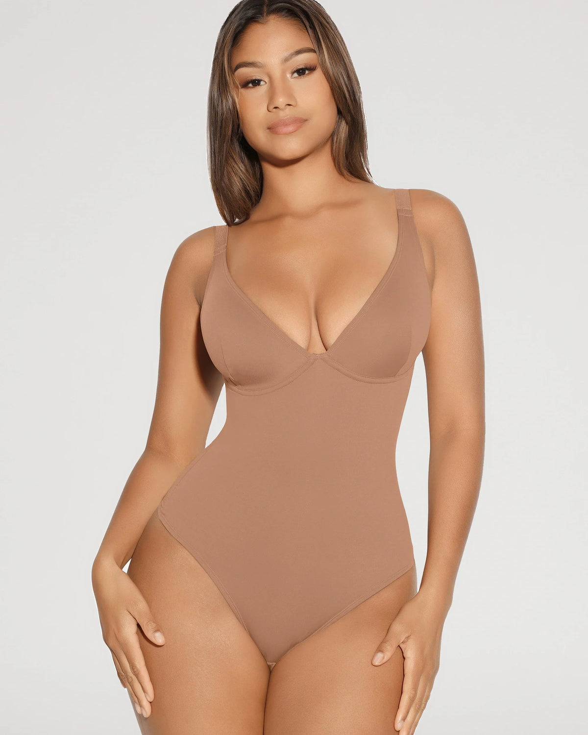 V-Neck Tummy Control Sculpt Bodysuit [BOGO]
