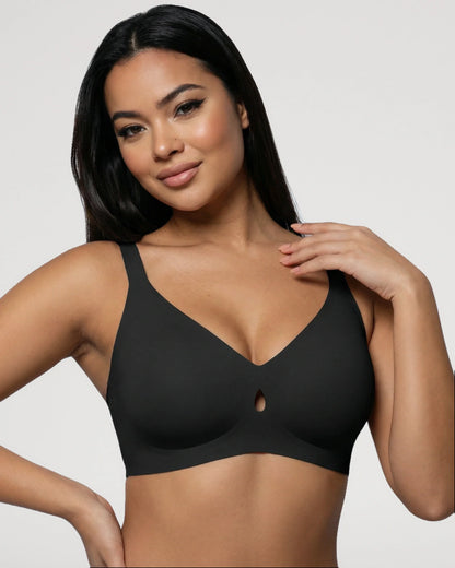 Wireless Jelly Push-Up Plunge Bra