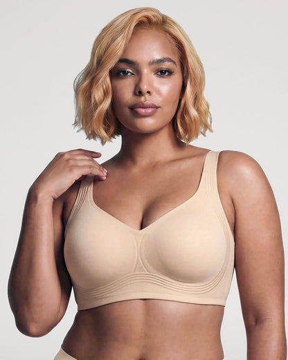 Wireless Full-Coverage Seamless Push-Up Jelly Bra