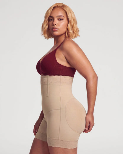 Sculpting High-Waisted Tummy Control Butt Lifter Shorts