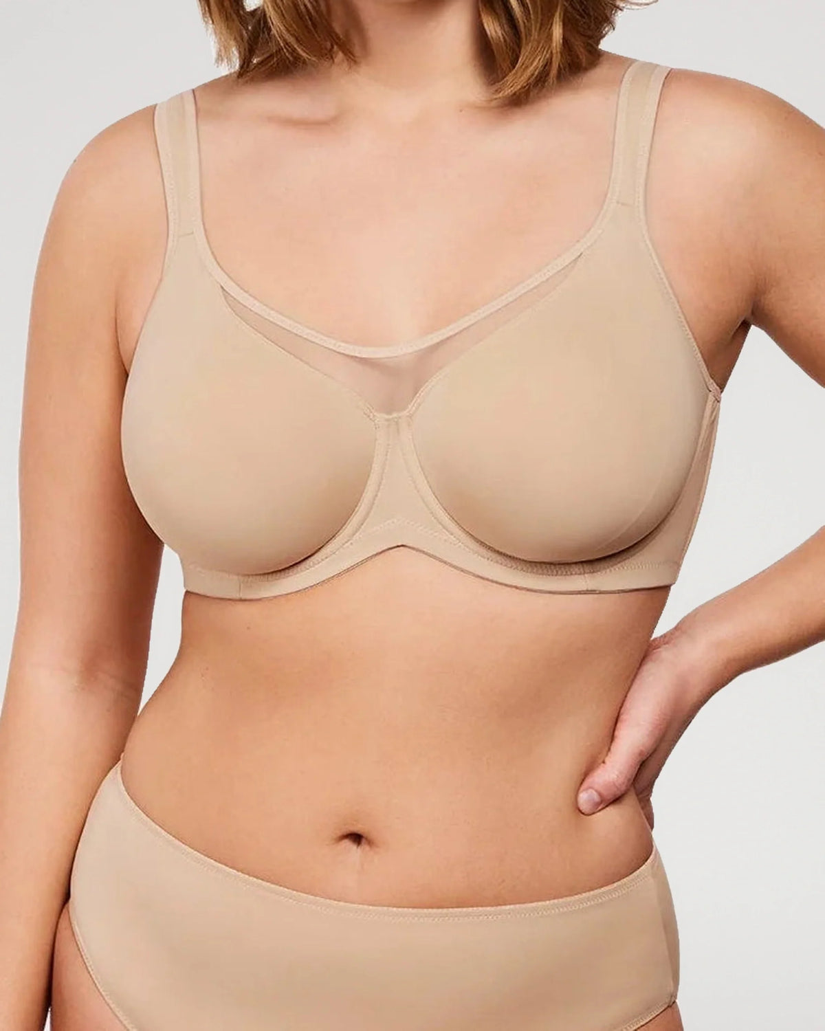 Full-Coverage Unlined Minimizer Underwire Bra [BOGO]