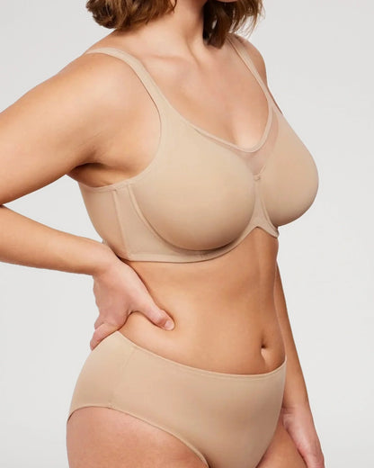 Full-Coverage Unlined Minimizer Underwire Bra [BOGO]