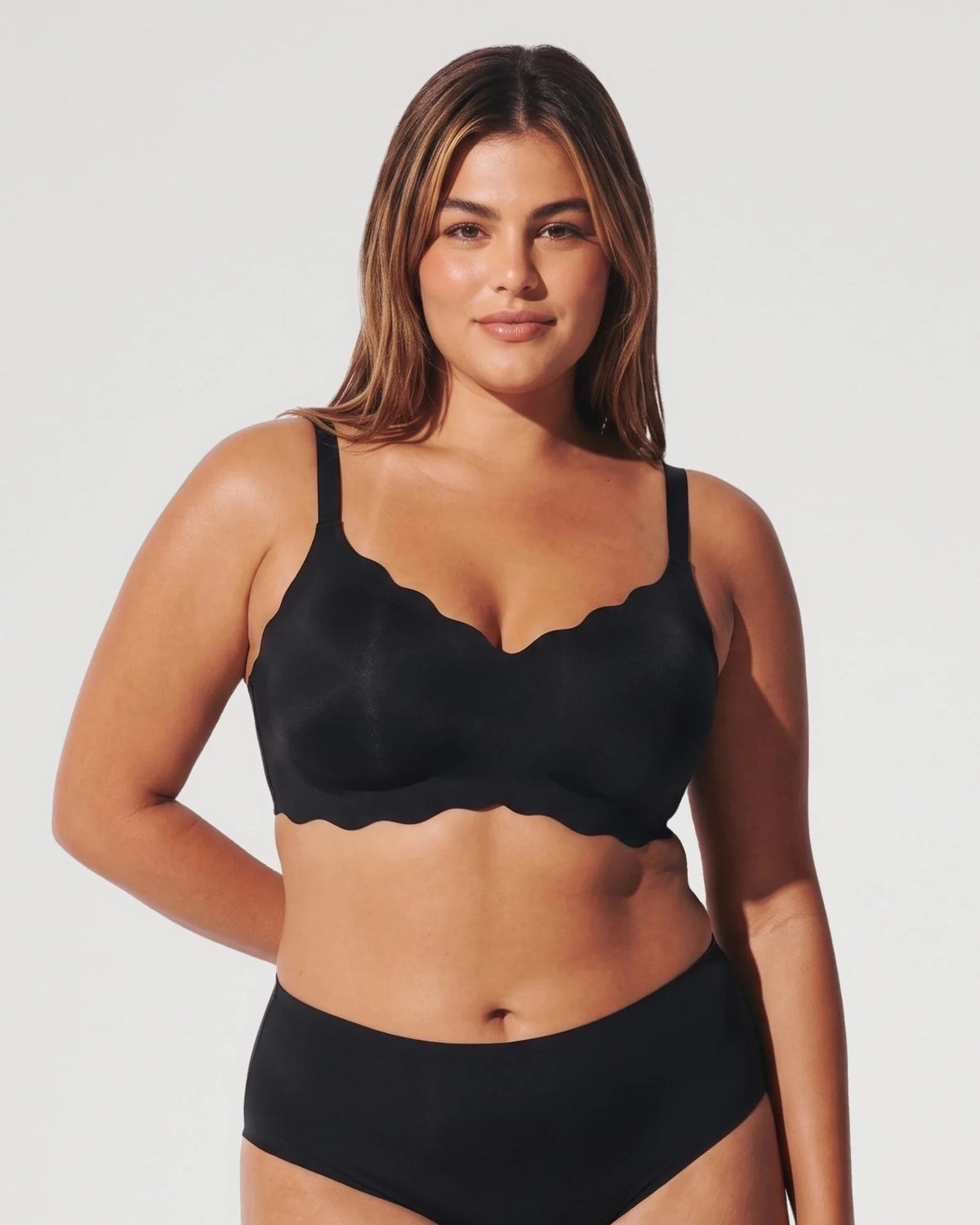 Seamless Scalloped Jelly Bra
