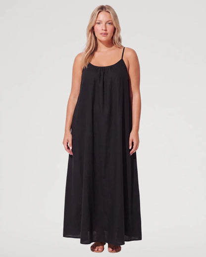 Backless Flowy Cami Maxi Dress