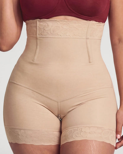 Sculpting High-Waisted Tummy Control Butt Lifter Shorts