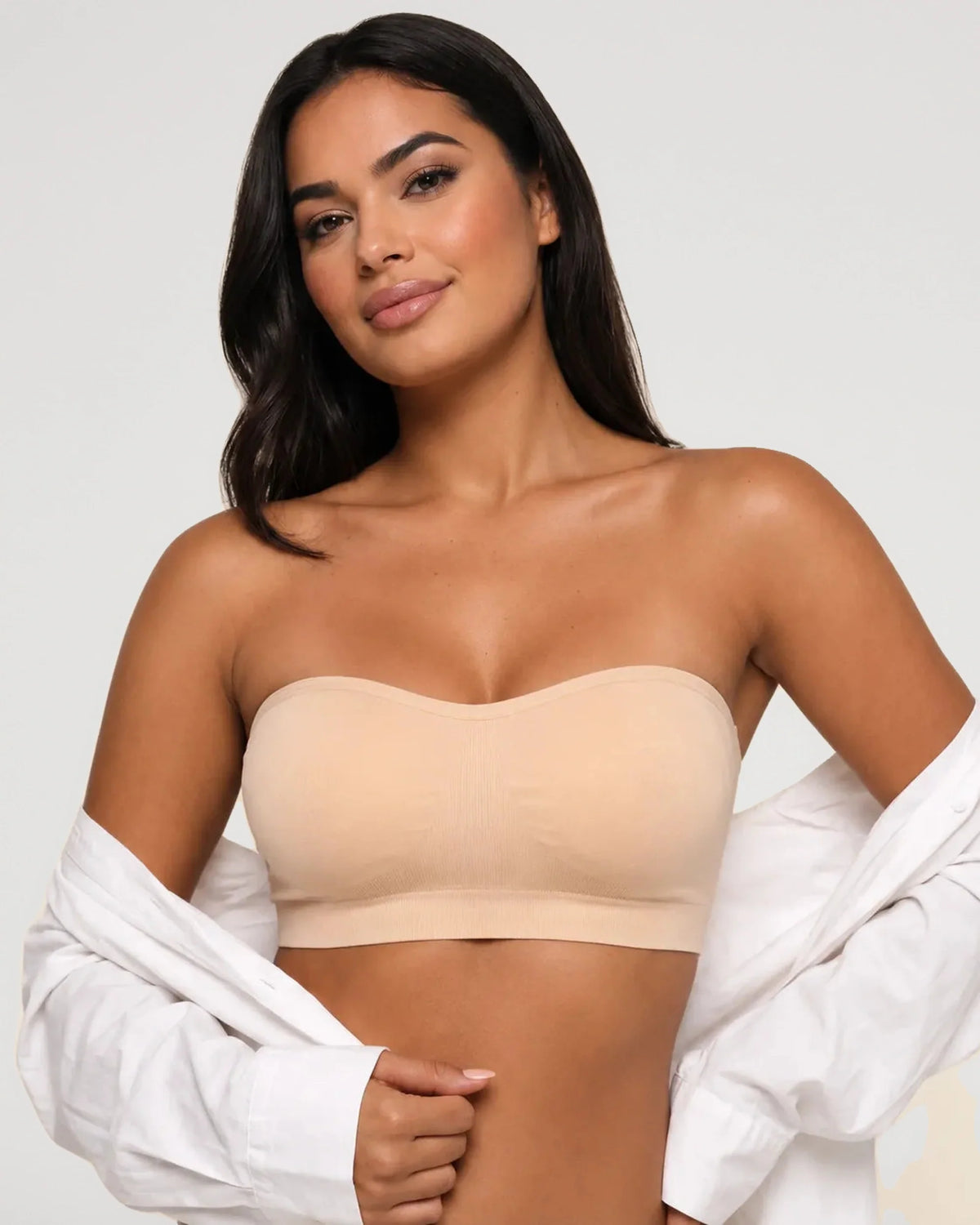 Seamless Wireless Strapless Bandeau Bra