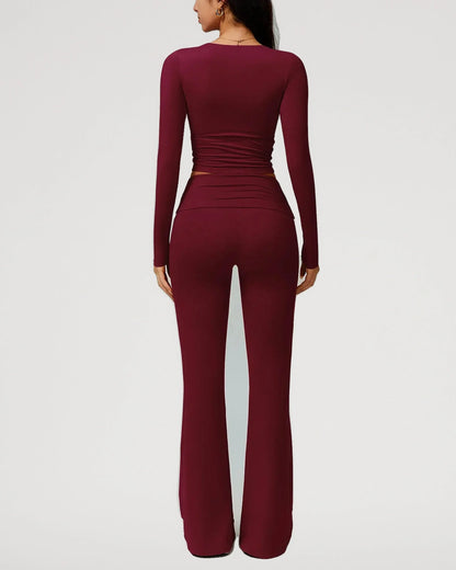 2-Piece High Stretch Sporty Activewear Set