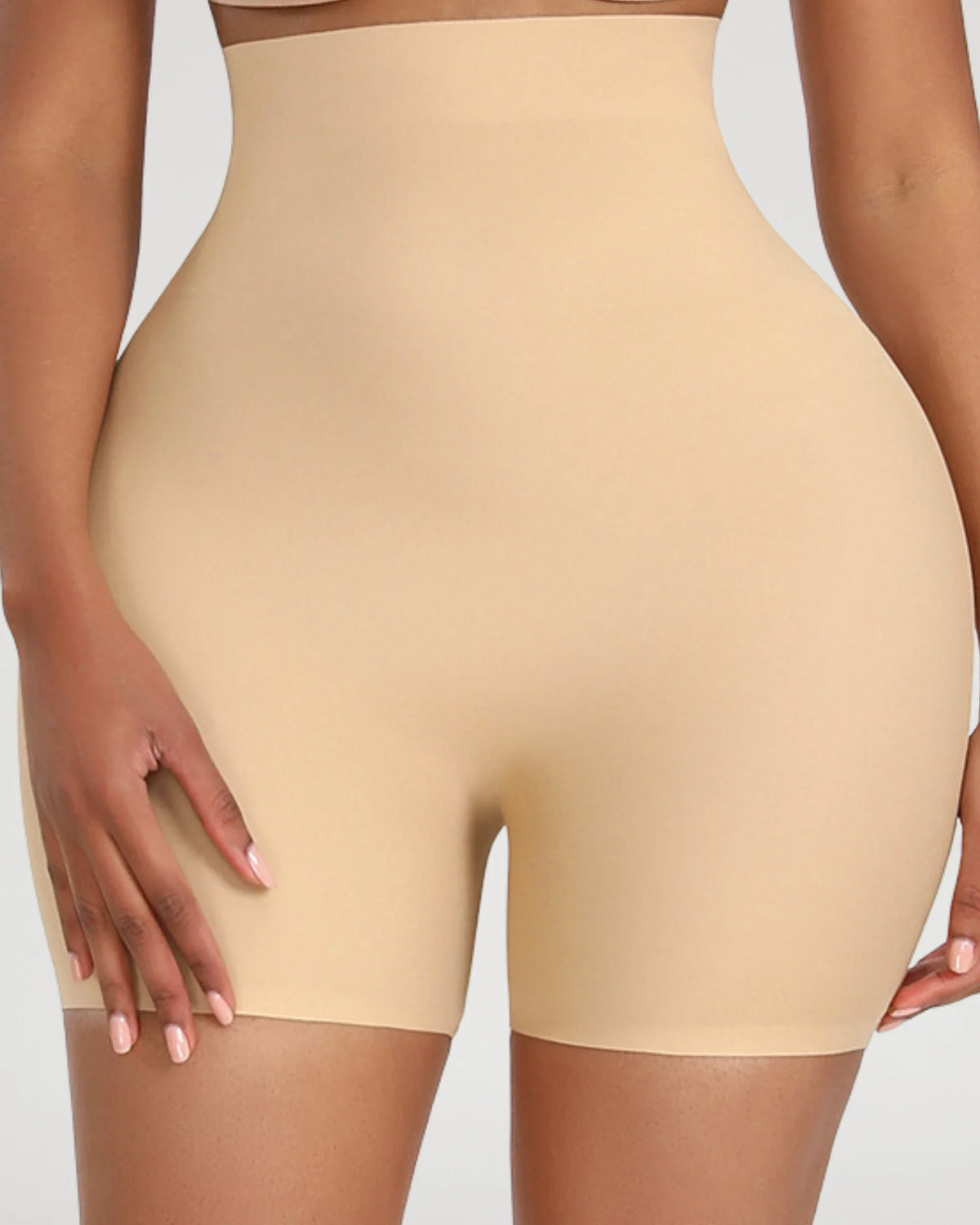 High-Waist Padded Butt Lifter Shapewear Shorts