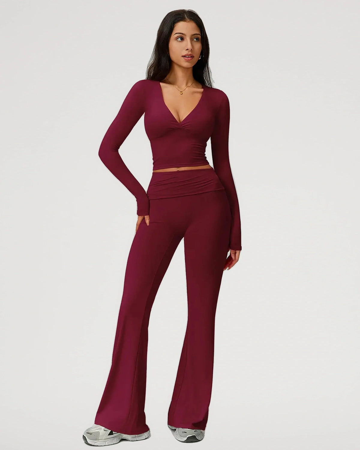2-Piece High Stretch Sporty Activewear Set