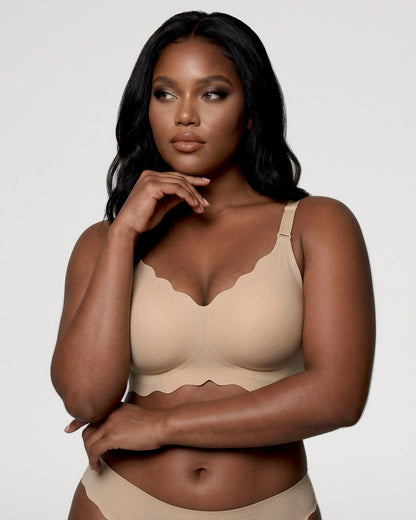 Seamless Scalloped Jelly Bra