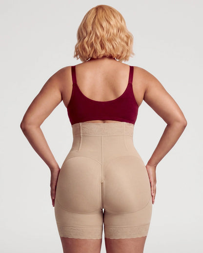 Sculpting High-Waisted Tummy Control Butt Lifter Shorts