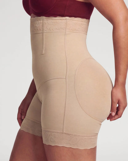 Sculpting High-Waisted Tummy Control Butt Lifter Shorts