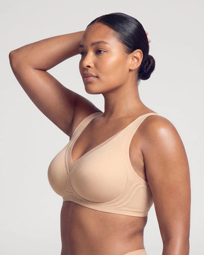 Plunge Mesh Wireless Jelly Seamless Push-Up Bra [BOGO]