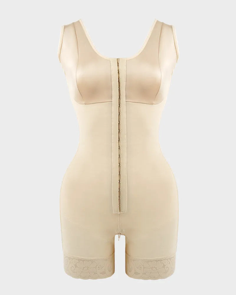 Extra Firm Post Surgery Full Body Shaper Zipper Crotch Fajas [BOGO]