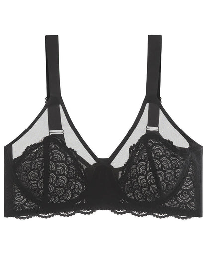 Lace Unlined Underwired Minimizer Bra