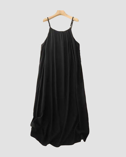 Backless Flowy Cami Maxi Dress