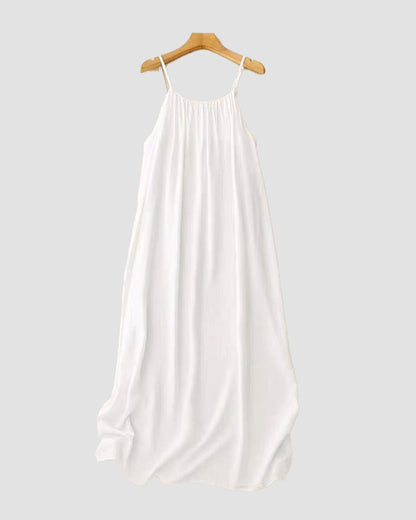 Backless Flowy Cami Maxi Dress
