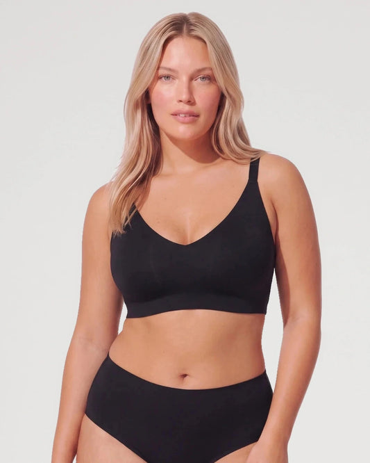 Lace Back Deep V Wireless Jelly Bralette