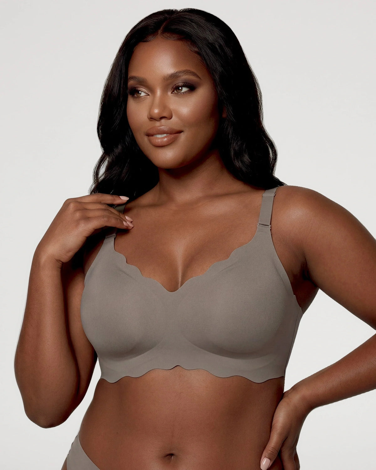 Seamless Scalloped Jelly Bra [BOGO]