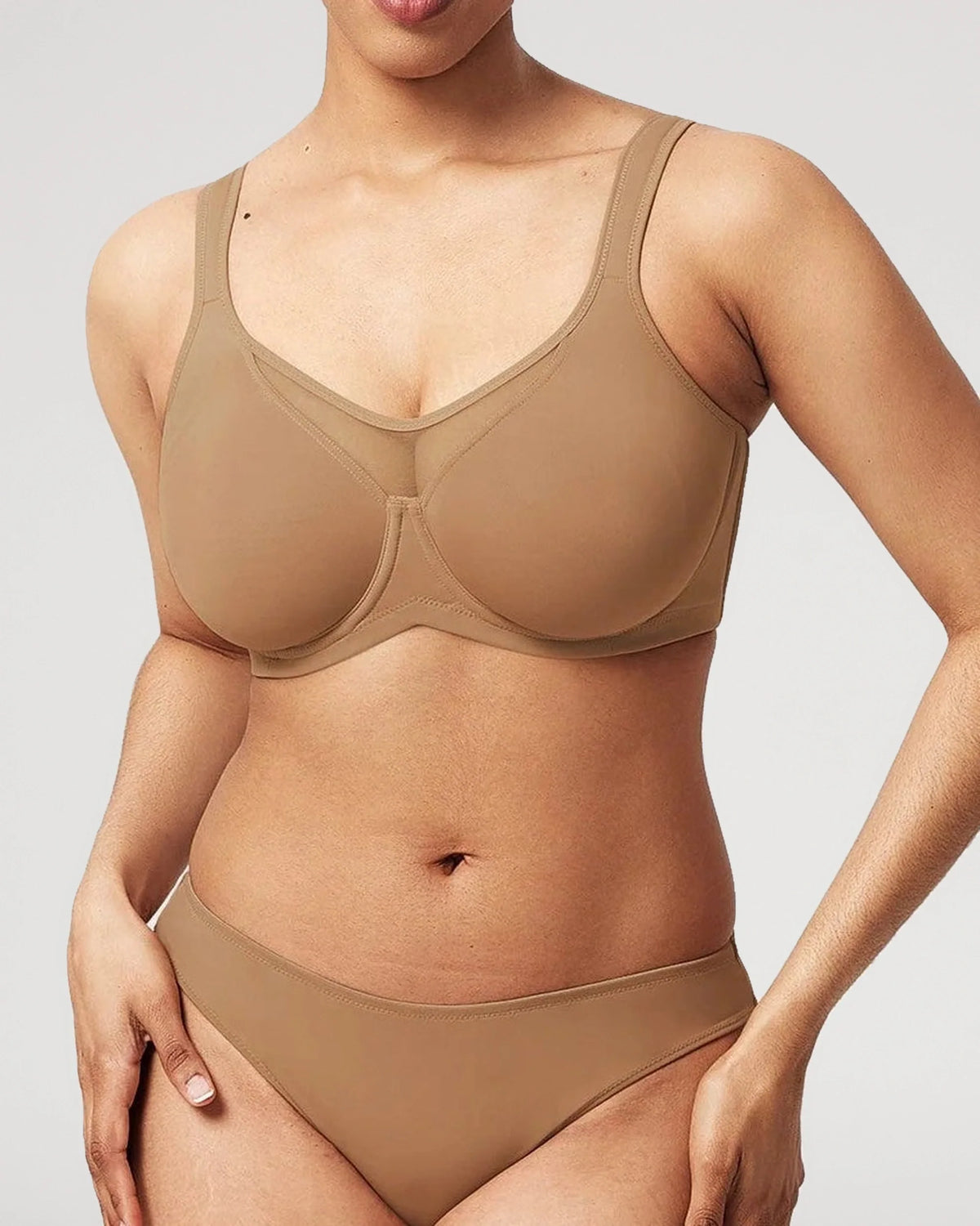 Full-Coverage Unlined Minimizer Underwire Bra [BOGO]