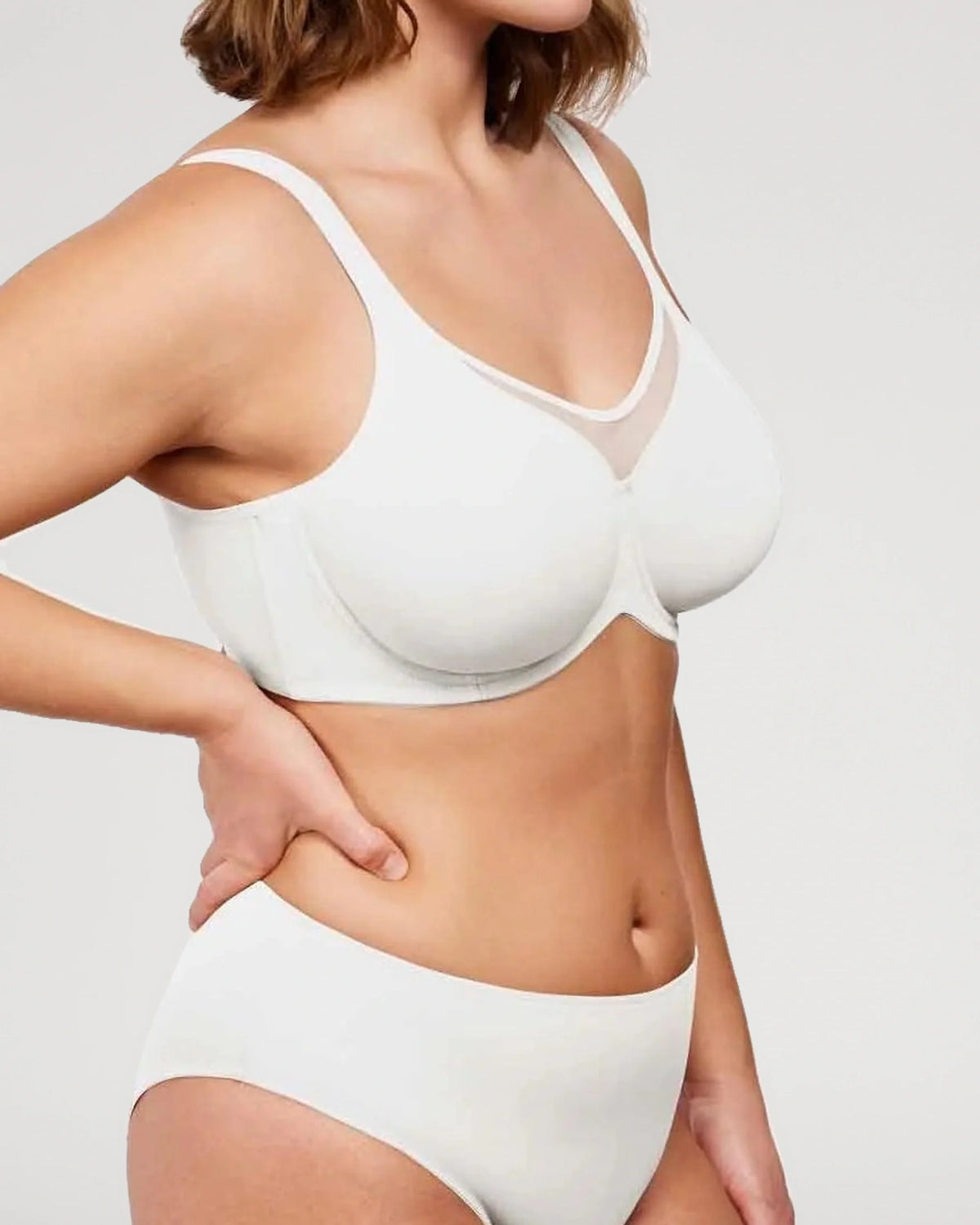Full-Coverage Unlined Minimizer Underwire Bra