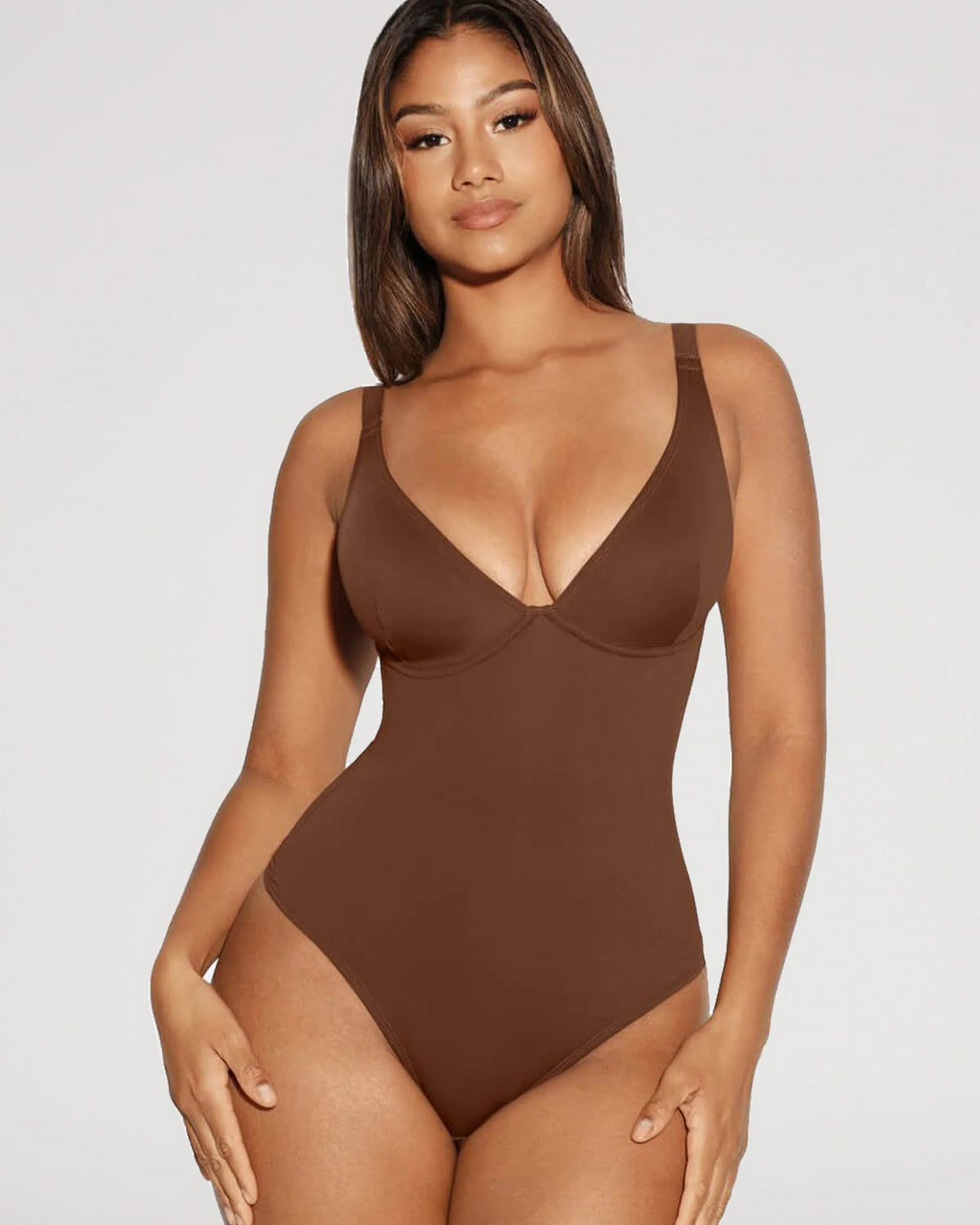 V-Neck Tummy Control Sculpt Bodysuit [BOGO]