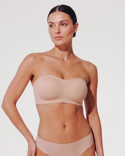 Seamless Strapless Bra Wireless Anti-Slip Push Up Jelly Bra [BOGO]