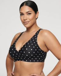 Black polka dot