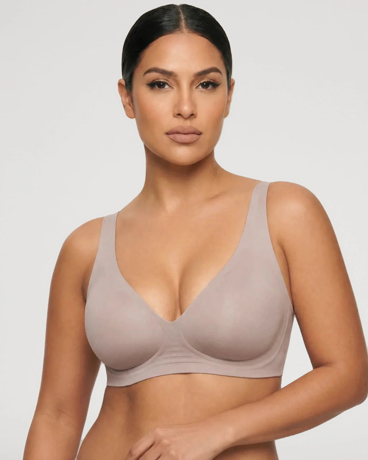 Seamless Wireless Plunge Push-Up Jelly Bra [BOGO]