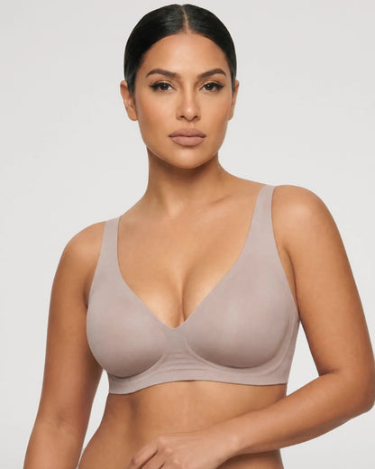Seamless Wireless Plunge Push-Up Jelly Bra [BOGO]